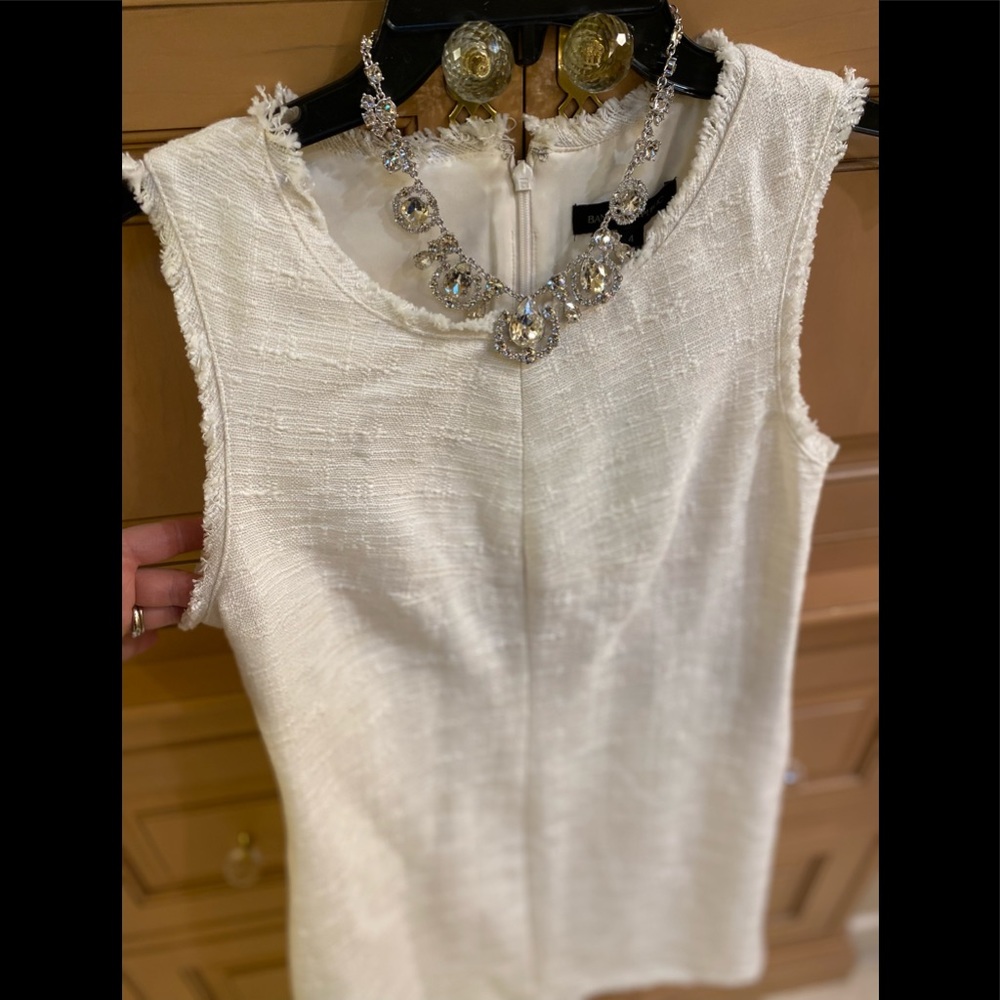 NWT Banana Republic Cream beautiful classic dress with pretty details 4 - Picture 13 of 17